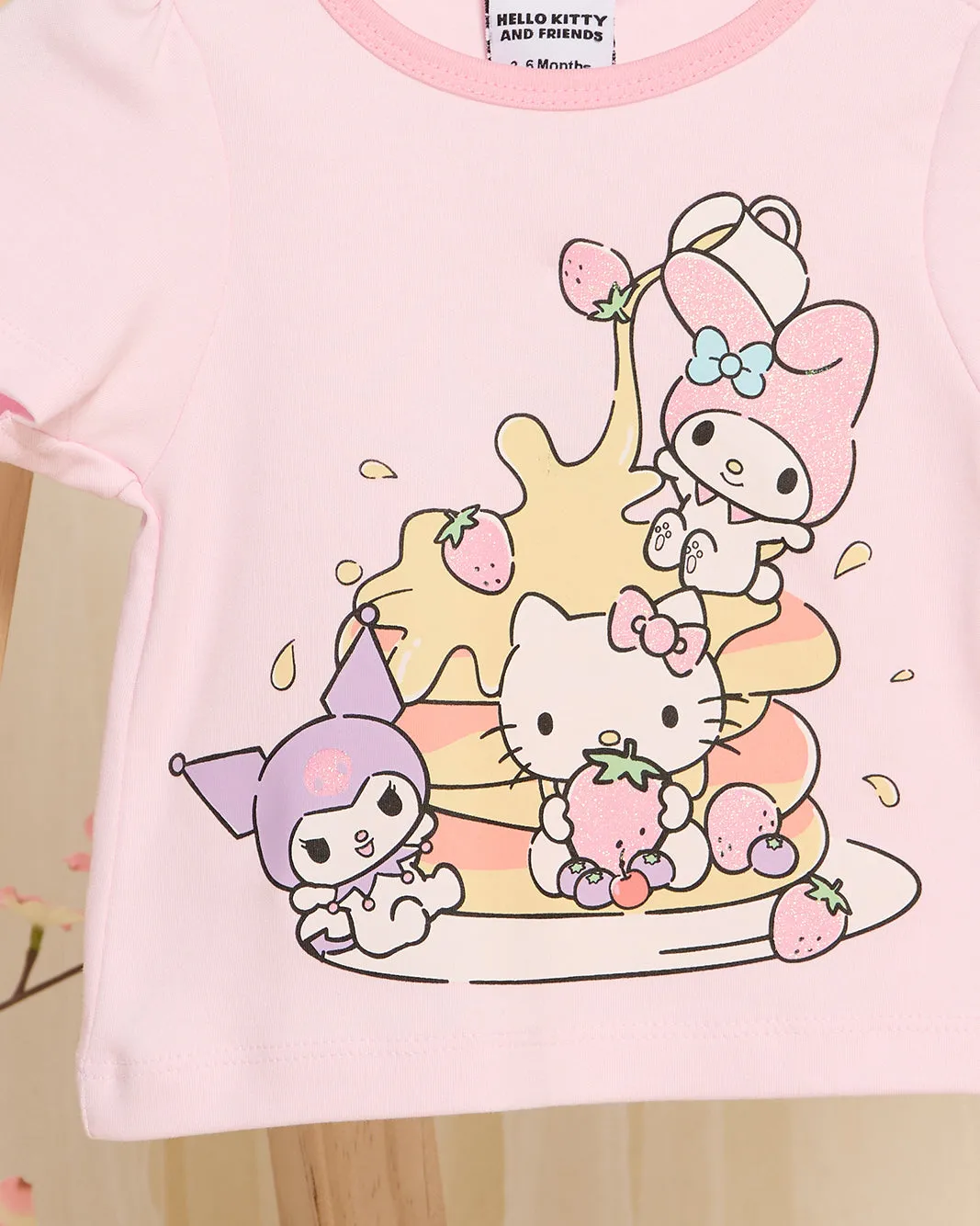 Infant Girls Pink Printed T-Shirt sold by Redtag product image thumbnail 3