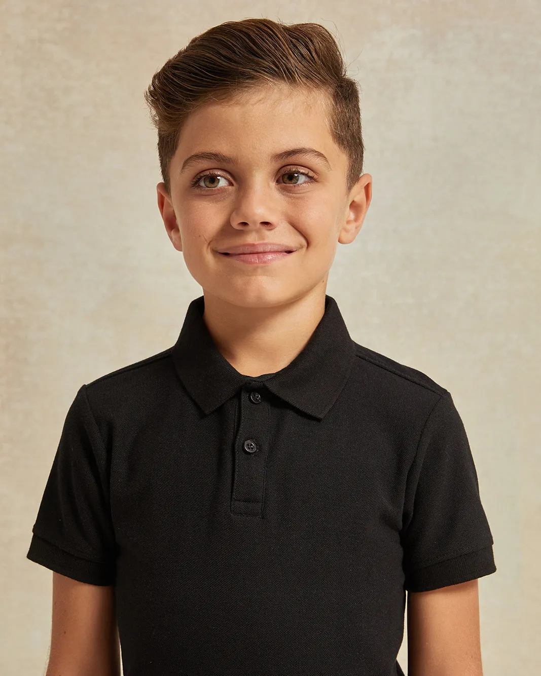 Boys Black Polo T-Shirt sold by Redtag product image thumbnail 4