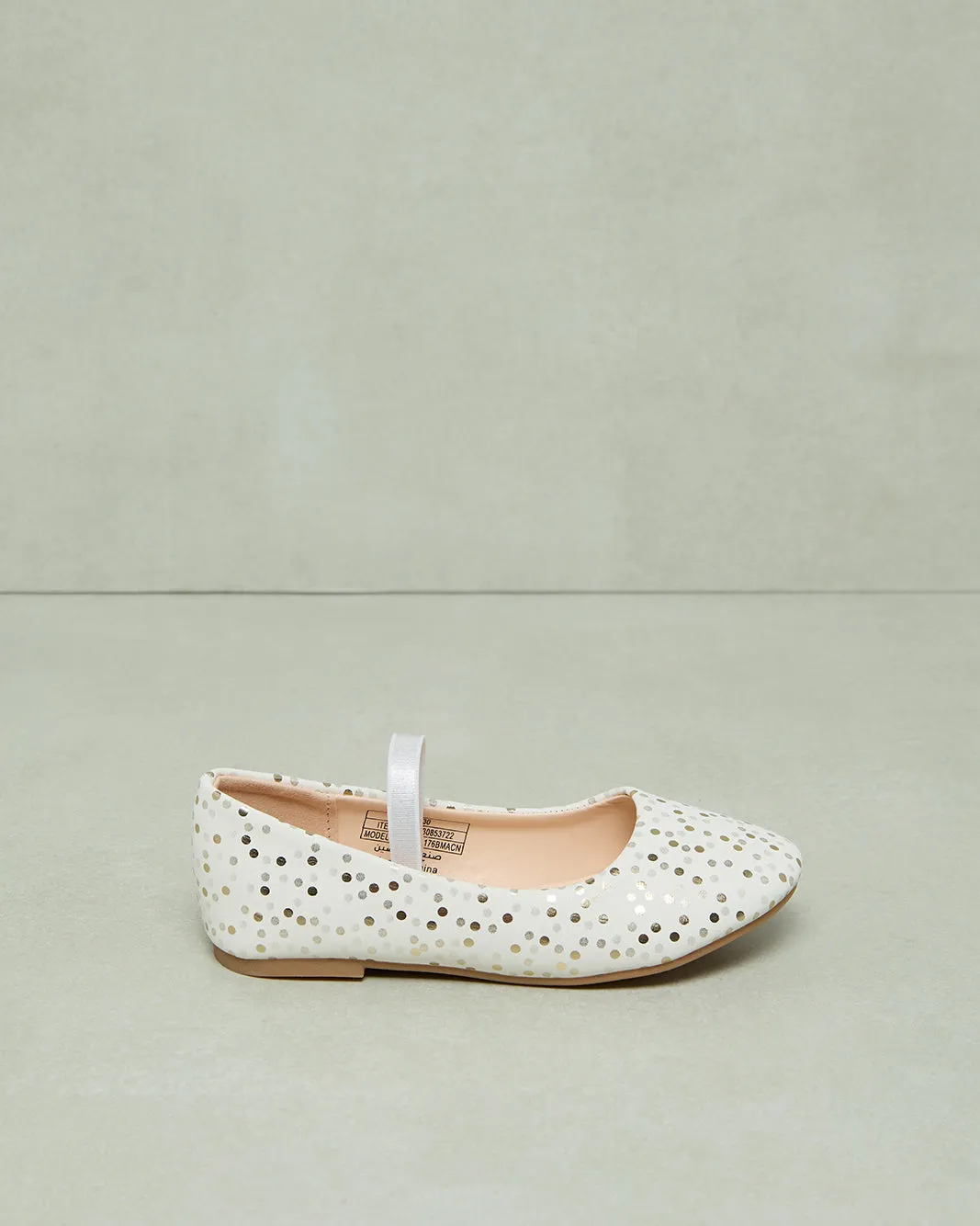 Girls White Embellished Ballerina sold by Redtag