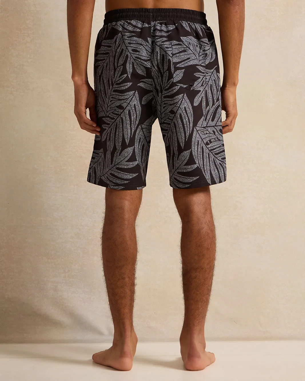 Men Black Printed Active Shorts sold by Redtag product image thumbnail 3
