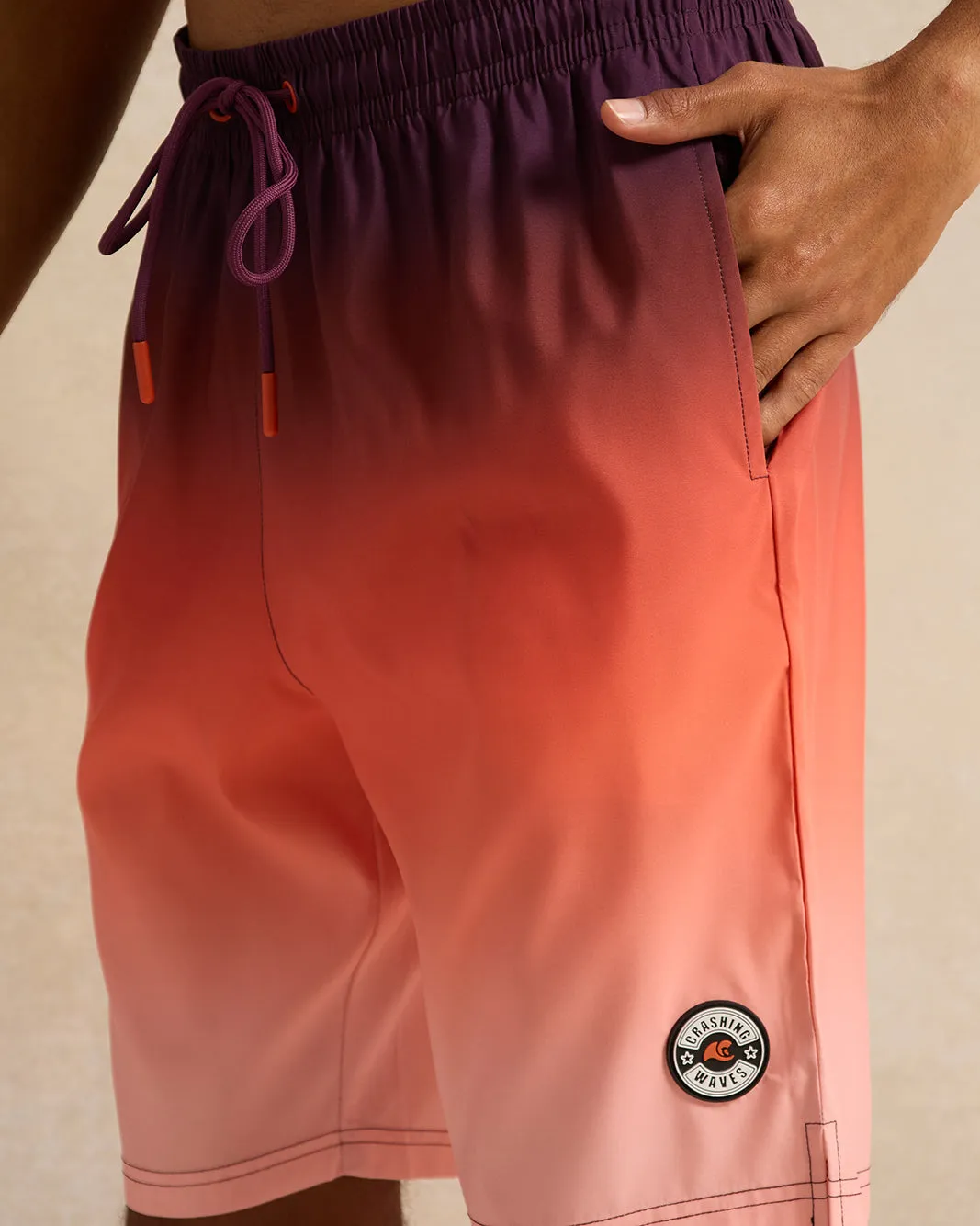 Men Multicolour Printed Active Shorts sold by Redtag product image thumbnail 4