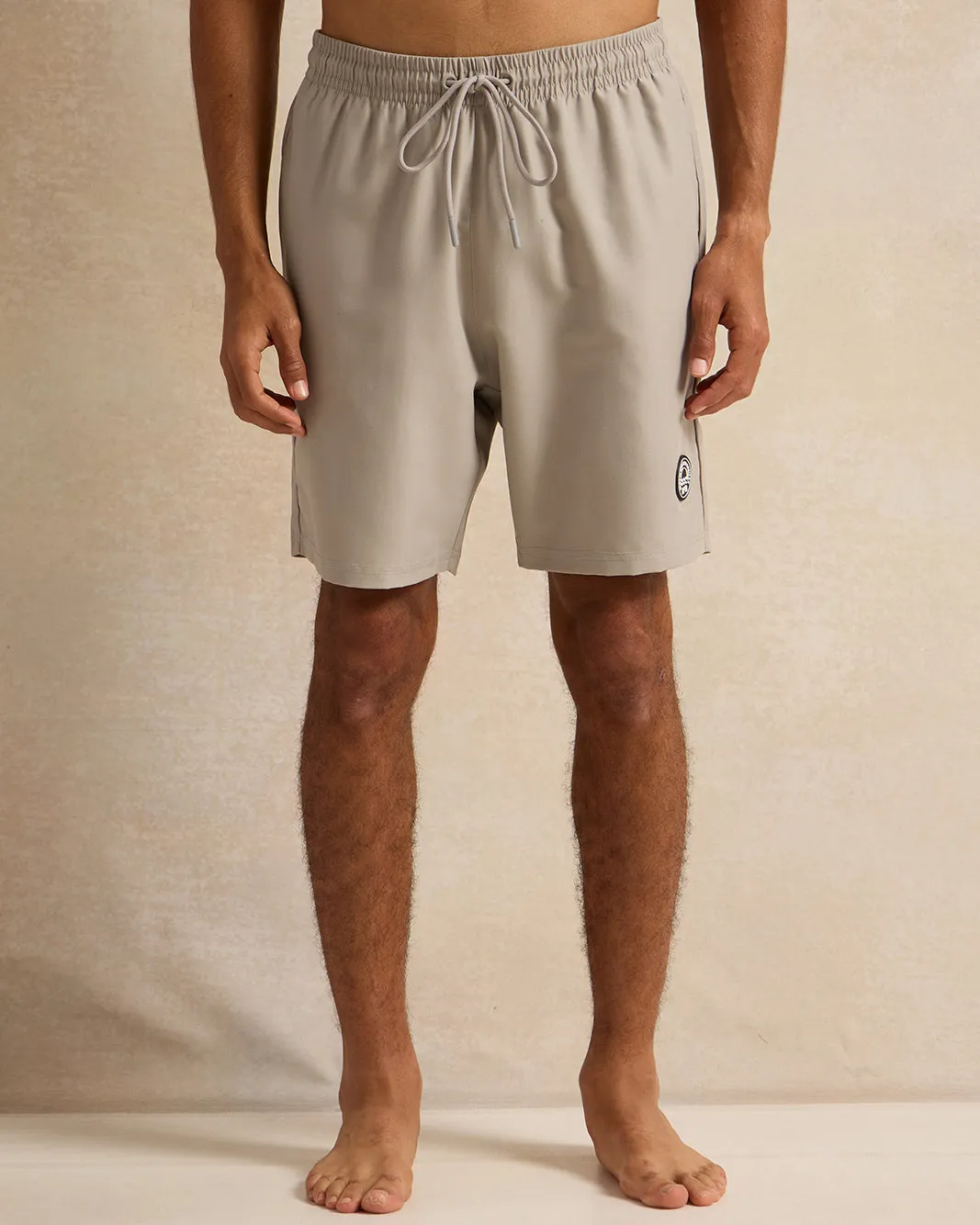 Men Beige Solid Shorts sold by Redtag