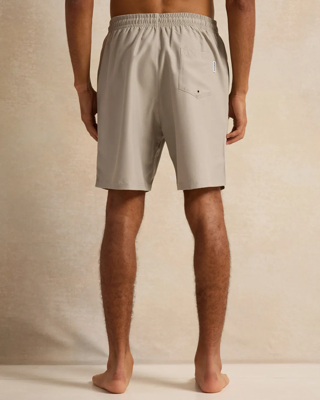 Men Beige Solid Shorts sold by Redtag product image thumbnail 3