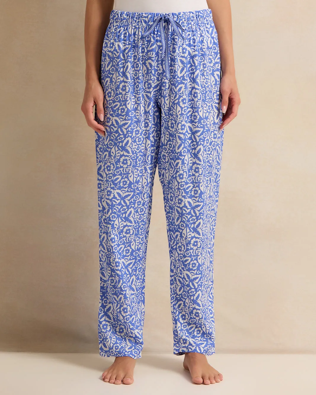 Women Blue And Grey Printed Pyjama Set (2 Piece) sold by Redtag product image thumbnail 3