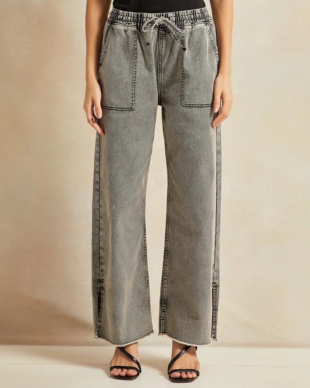 Women Black Jogger Jeans sold by Redtag