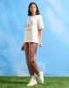 Women Rust Printed Jogger Pants sold by Redtag