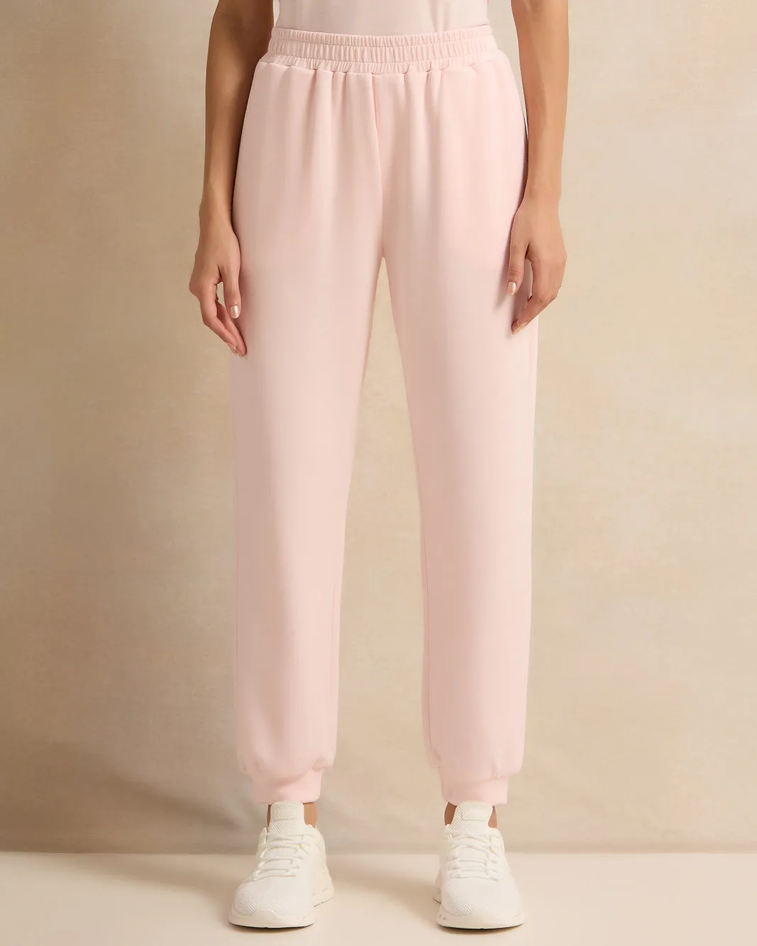 Women Pink Elasticated Waist Joggers sold by Redtag