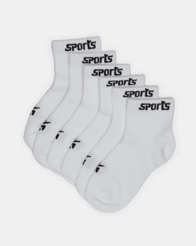 Boys Grey Printed Ankle Socks Set (3 Pairs) sold by Redtag