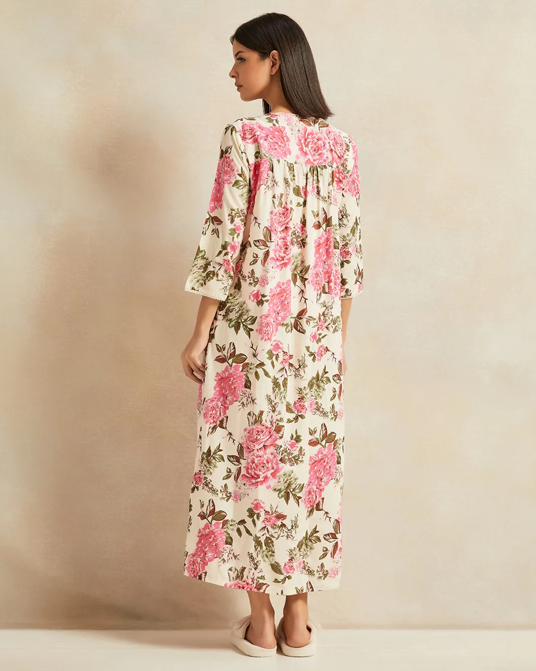 Women Pink Printed Nightgown sold by Redtag product image thumbnail 3