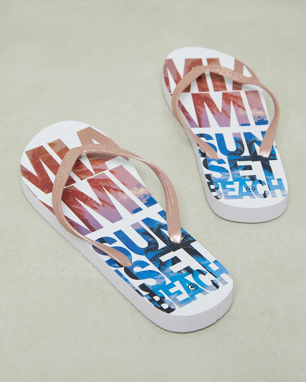 Women Multicolour Printed Flip Flop sold by Redtag product image thumbnail 4