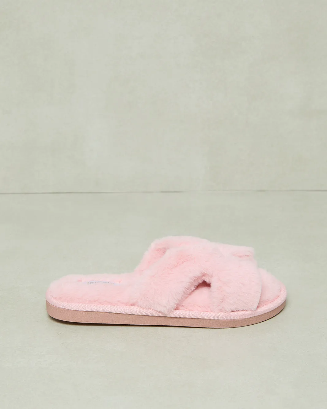 Women Pink H Upper Slipper sold by Redtag