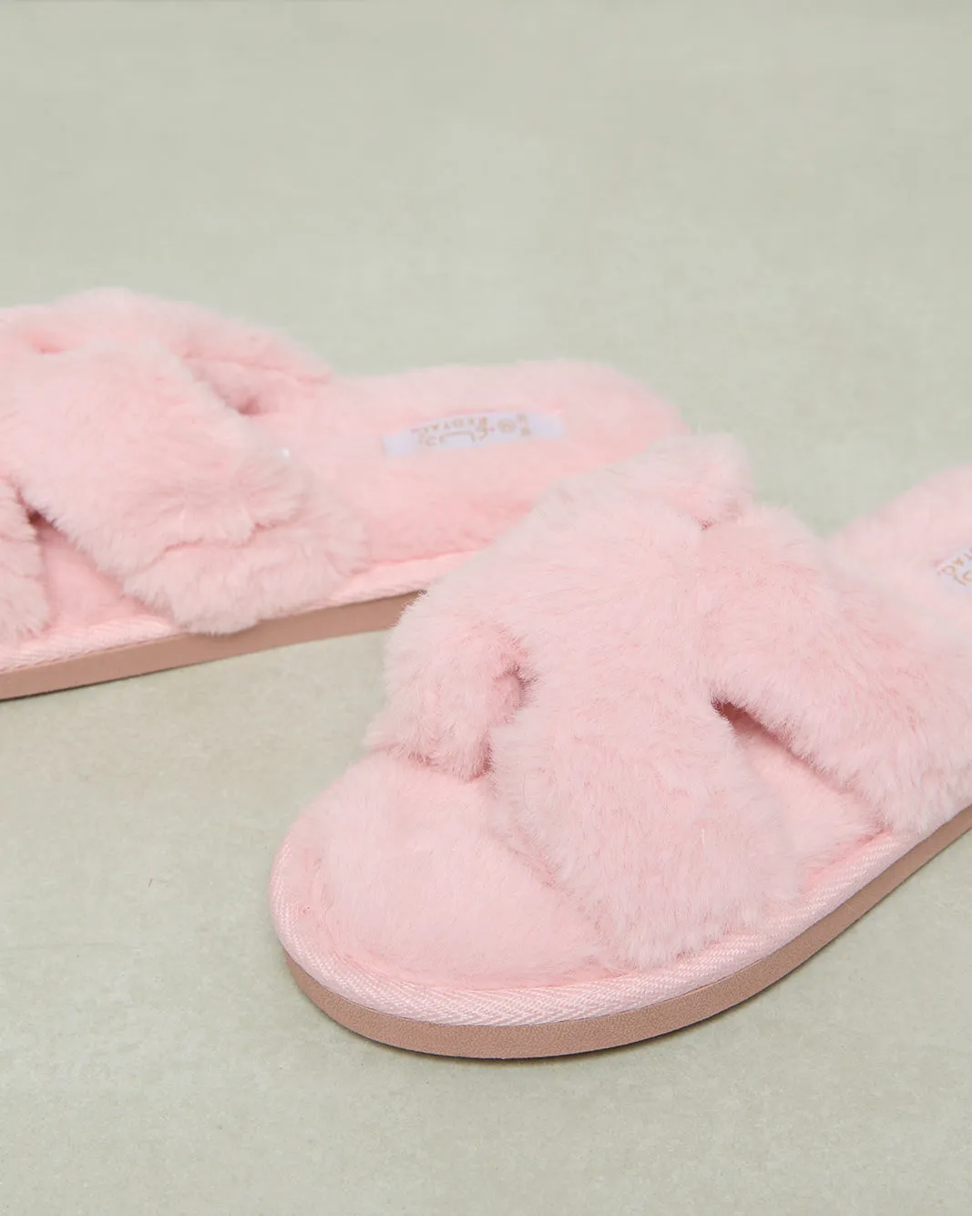 Women Pink H Upper Slipper sold by Redtag product image thumbnail 3