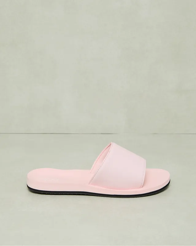 Women Pink Plain Slide sold by Redtag
