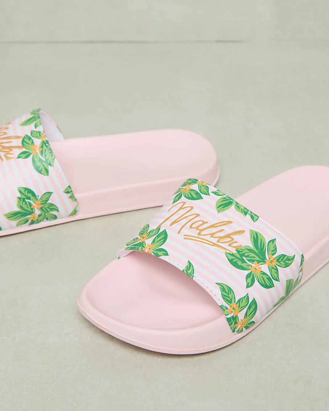 Women Pink Printed Slide sold by Redtag product image thumbnail 3