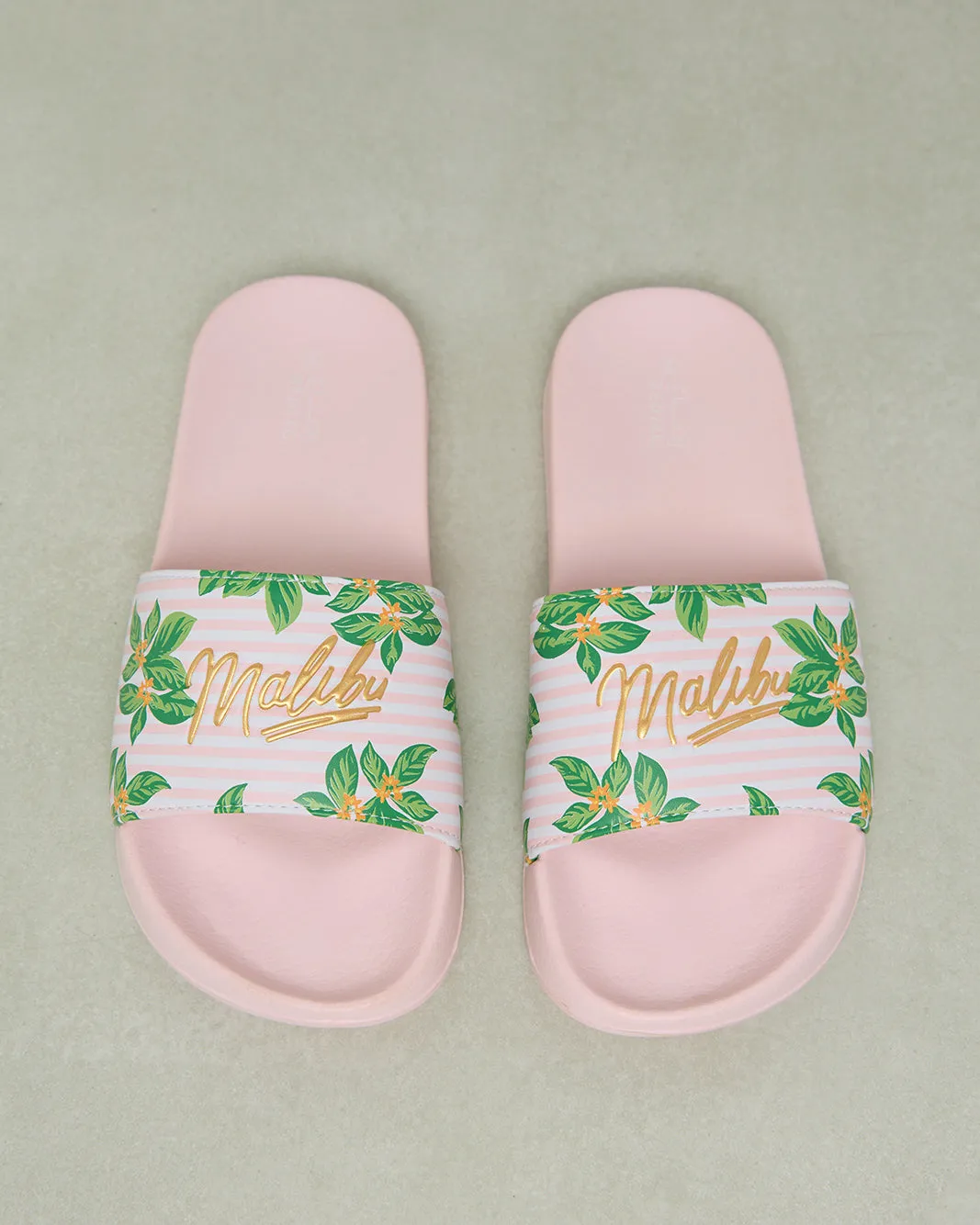 Women Pink Printed Slide sold by Redtag product image thumbnail 2