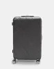 Black Textured Trolley Luggage 24 Inch sold by Redtag