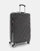 Black Textured Trolley Luggage 24 Inch sold by Redtag