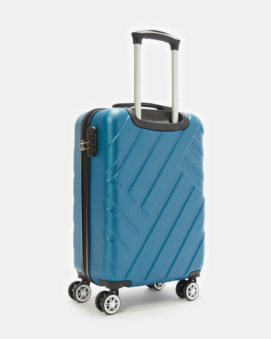 Blue Textured Trolley Luggage 20 Inch sold by Redtag product image thumbnail 2