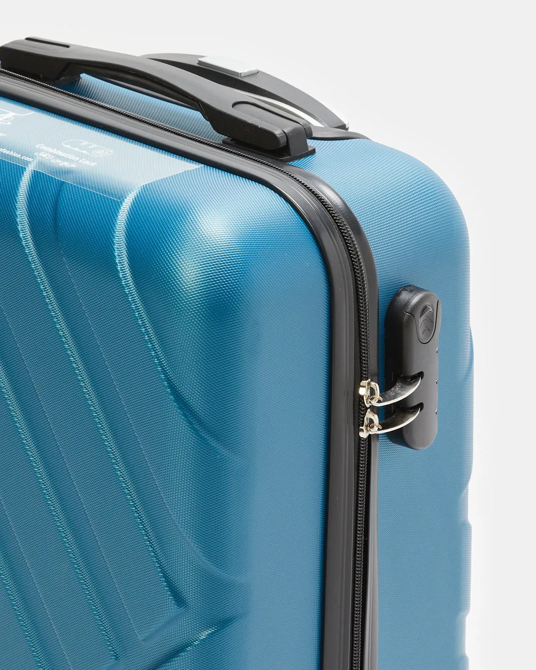 Blue Textured Trolley Luggage 20 Inch sold by Redtag product image thumbnail 3