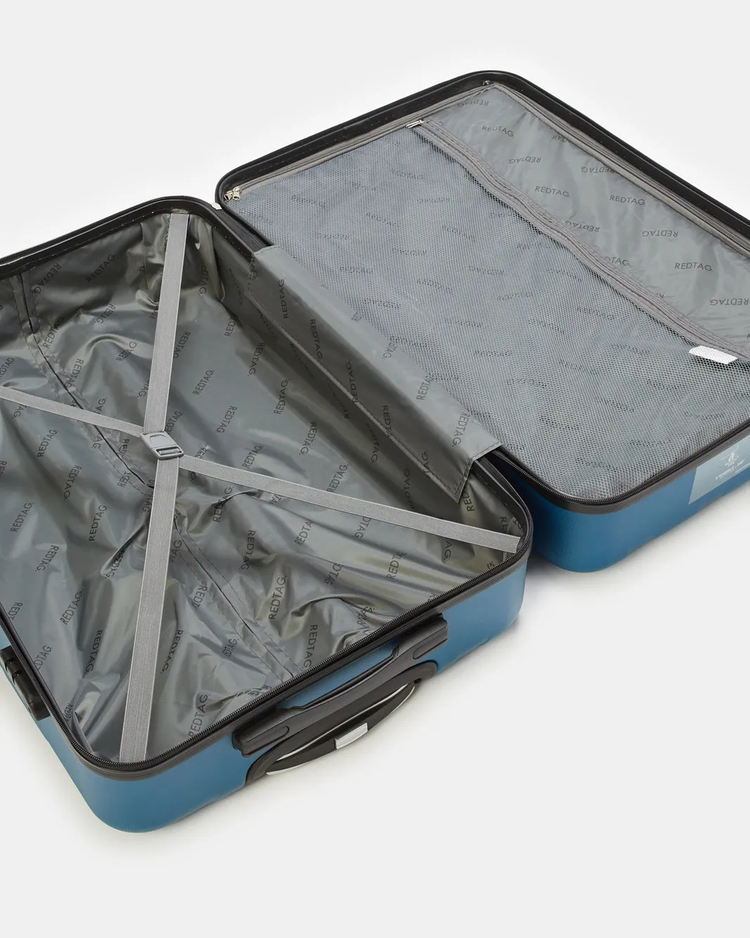 Blue Textured Trolley Luggage 20 Inch sold by Redtag product image thumbnail 5