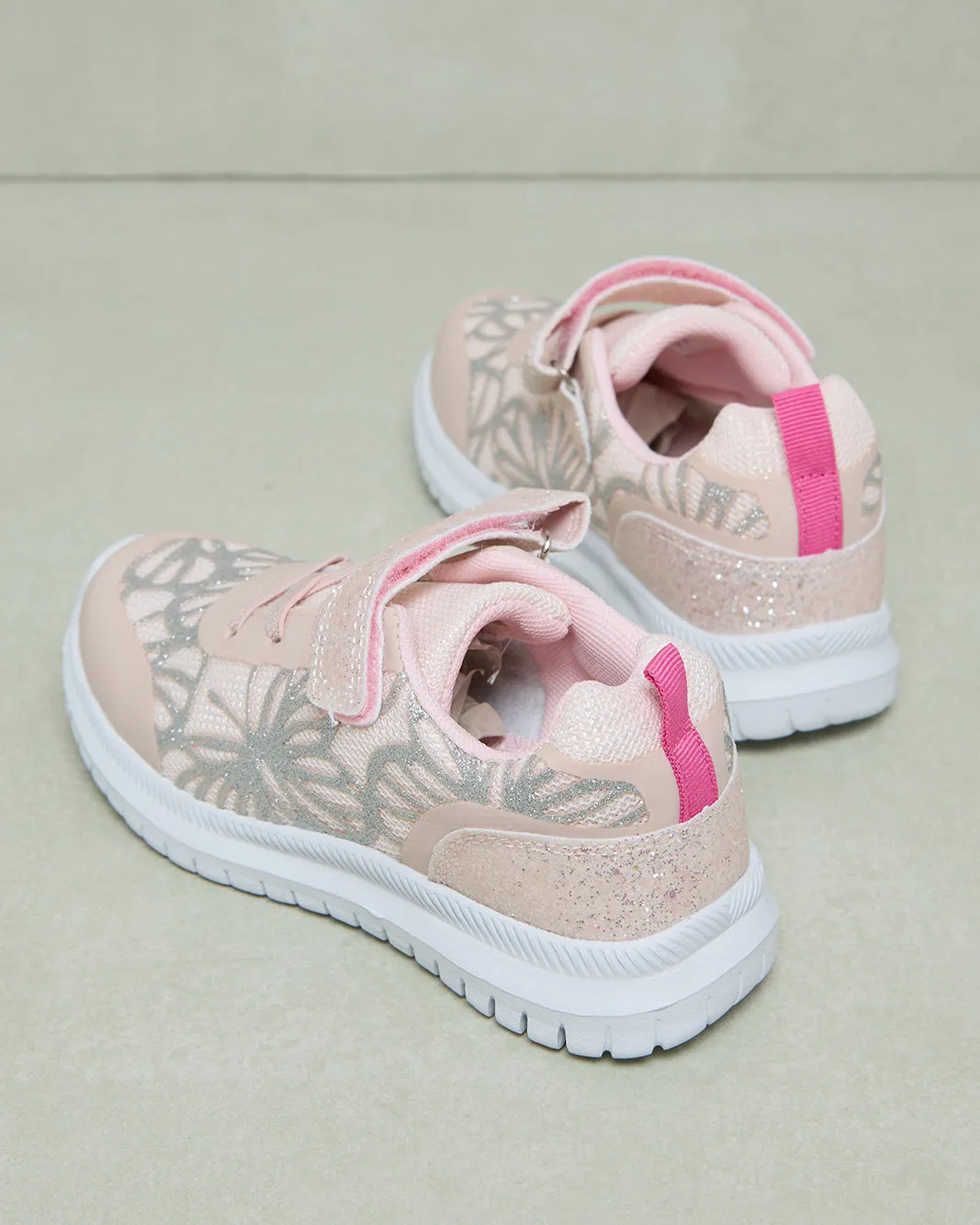 Girls Pink Glitter Sneakers sold by Redtag product image thumbnail 4