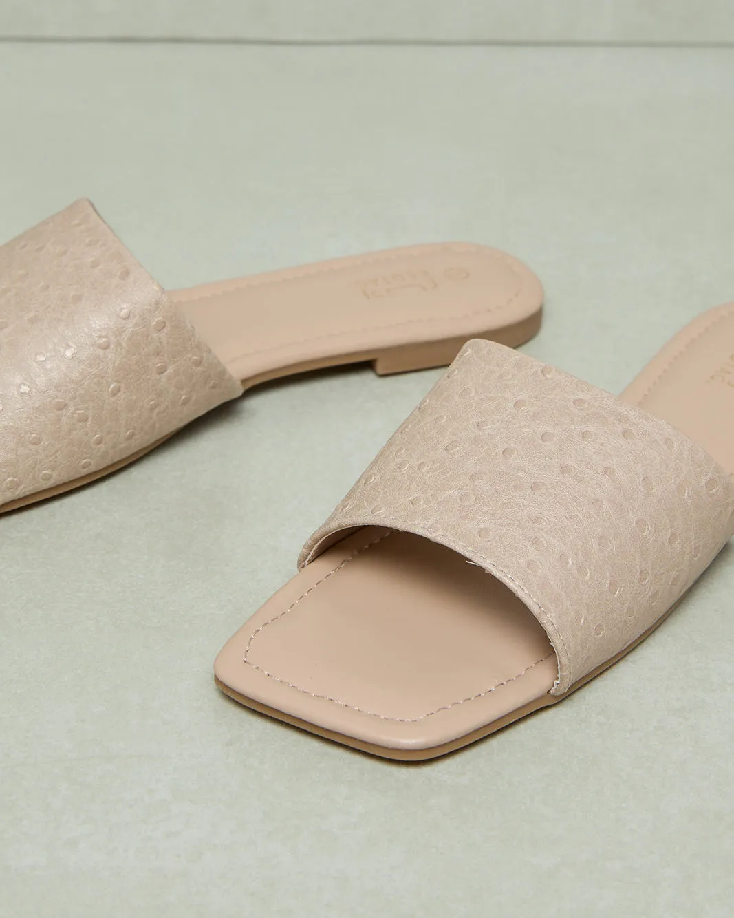 Women Beige Textured Mule sold by Redtag product image thumbnail 3