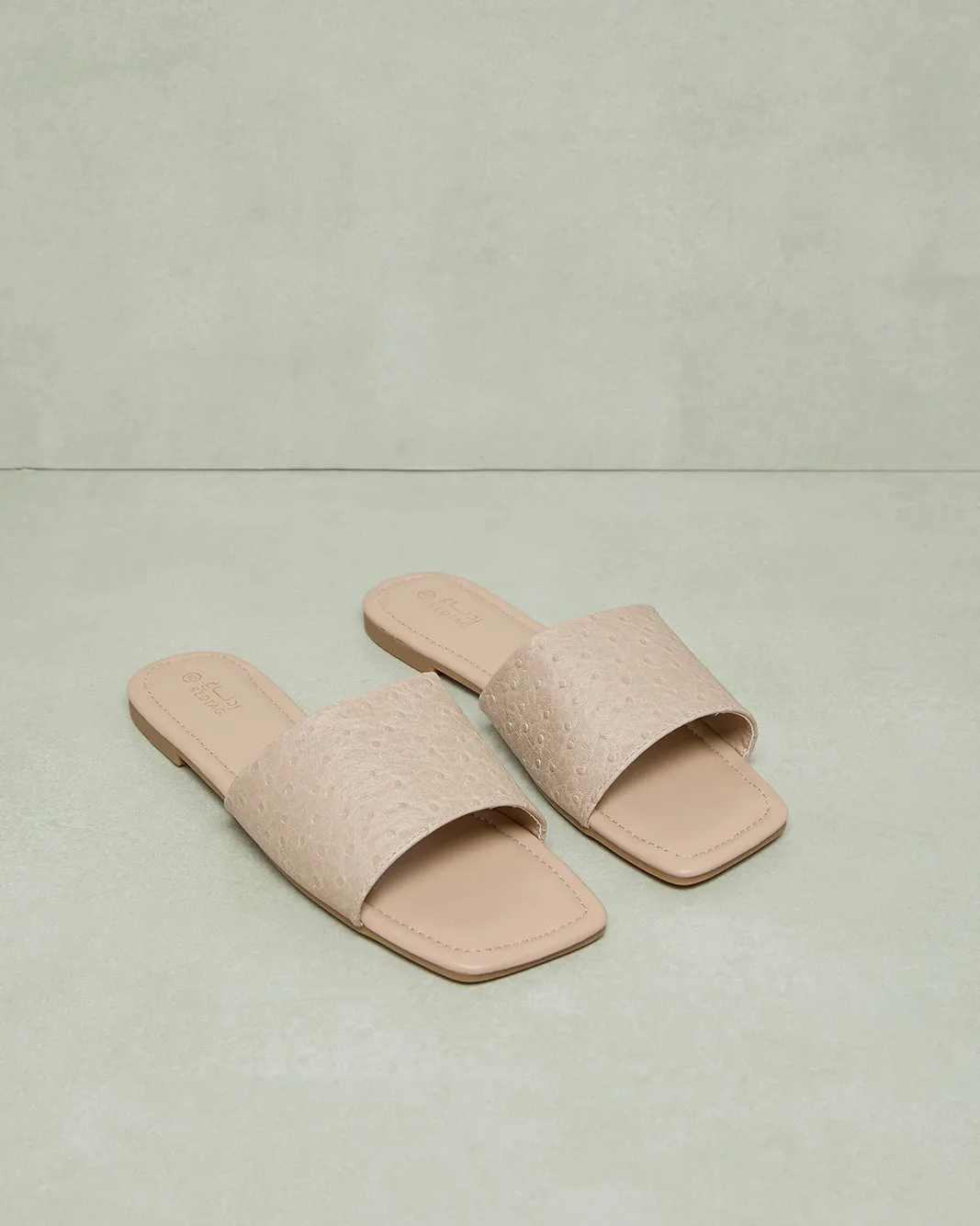 Women Beige Textured Mule sold by Redtag product image thumbnail 2