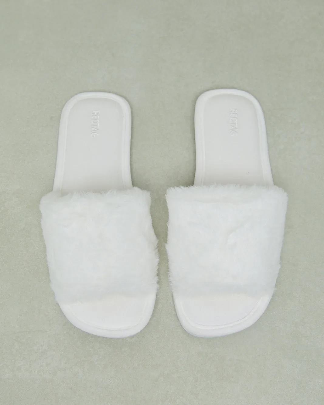 Women White Classic Slipper sold by Redtag product image thumbnail 2