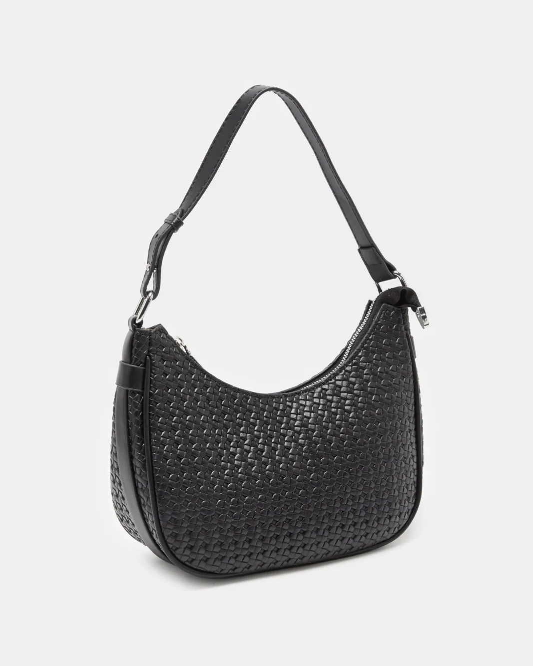 Women Black Textured Handbag sold by Redtag product image thumbnail 2
