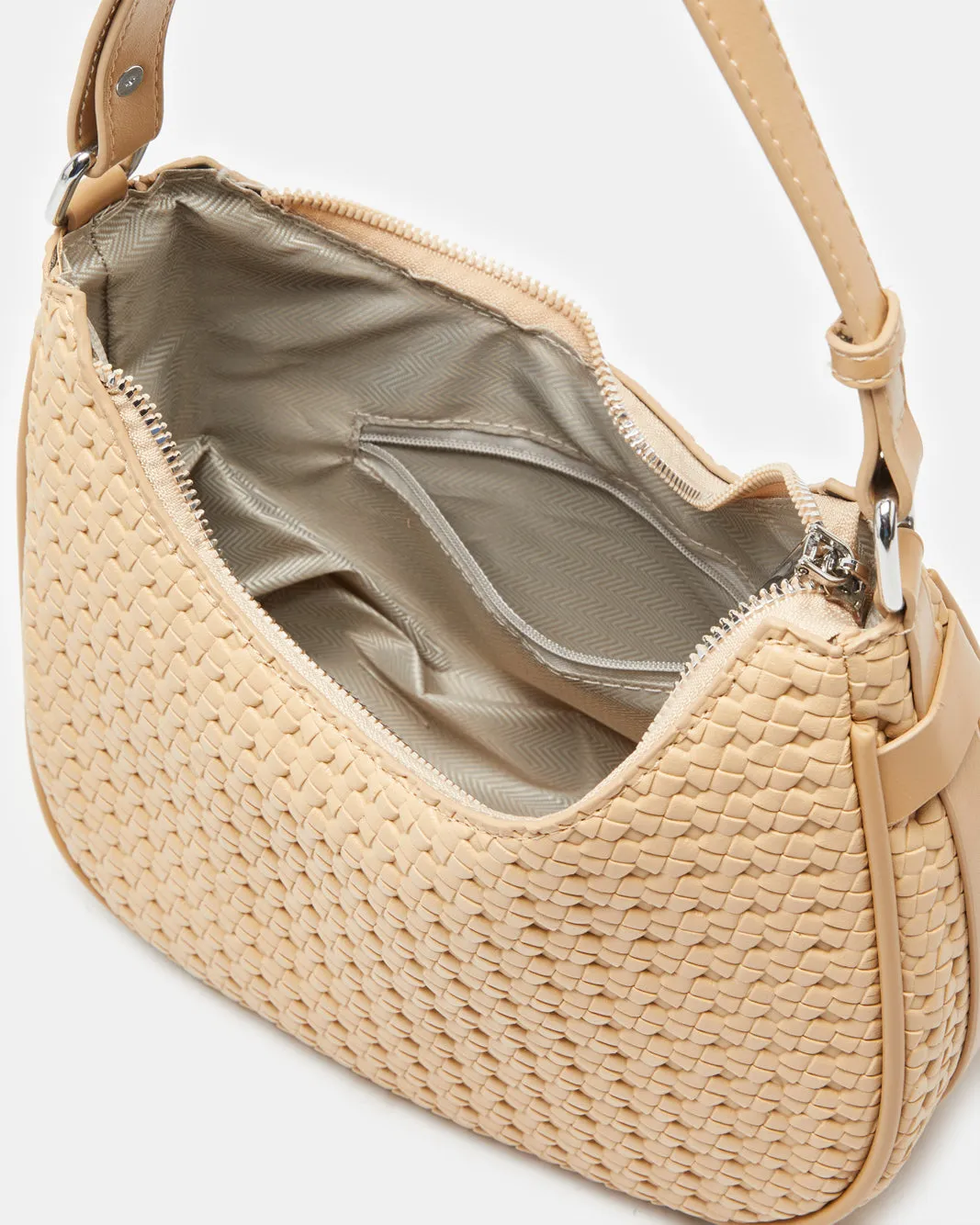 Women Beige Textured Handbag sold by Redtag product image thumbnail 4