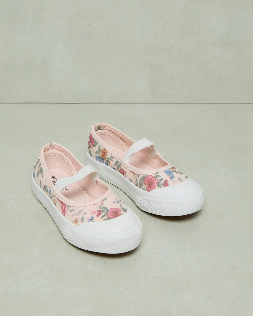 Girls White Floral Printed Canvas sold by Redtag product image thumbnail 2