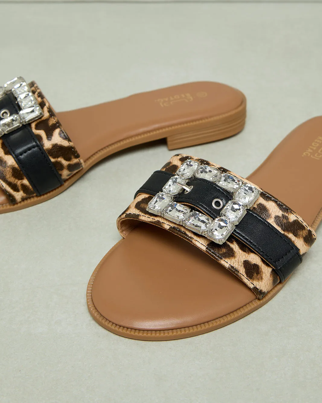 Women Brown Embellished Mule sold by Redtag product image thumbnail 3