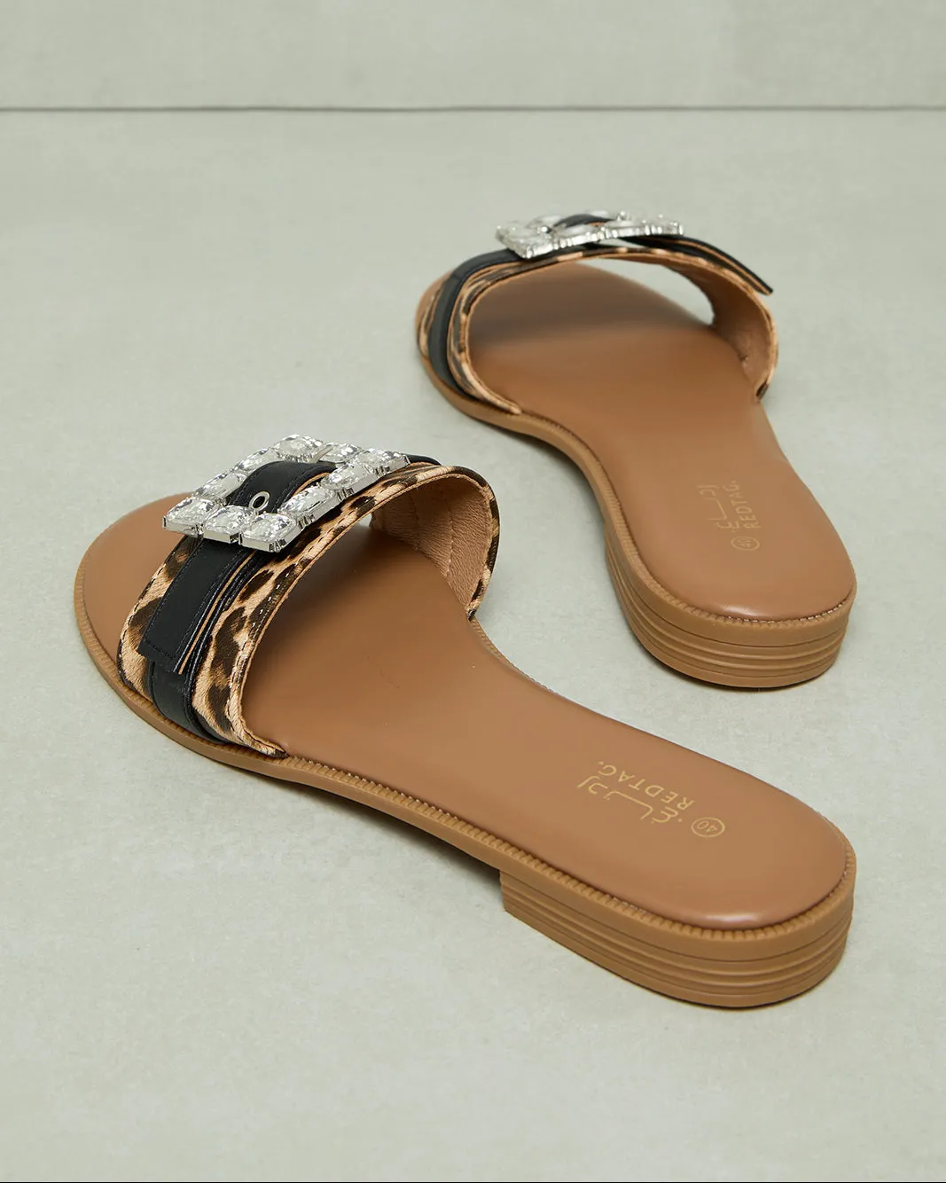 Women Brown Embellished Mule sold by Redtag product image thumbnail 4