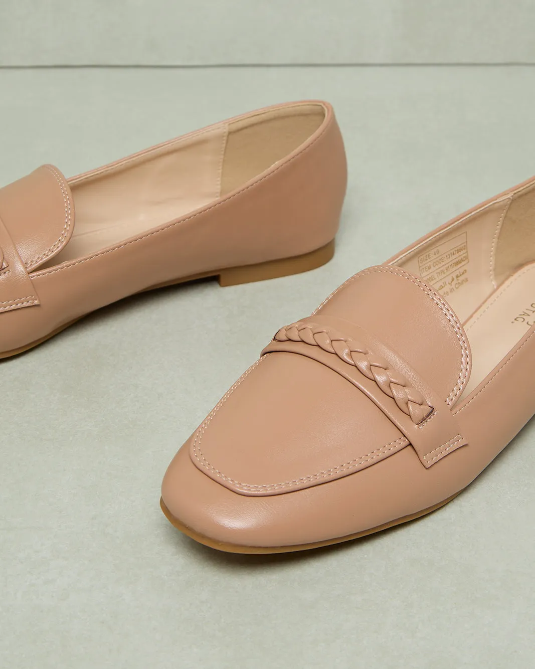 Women Beige Embellished Loafer sold by Redtag product image thumbnail 3