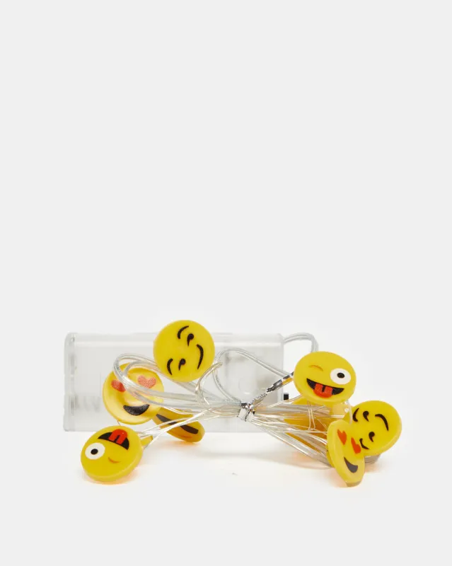 Yellow  Smiley Face String Lights sold by Redtag