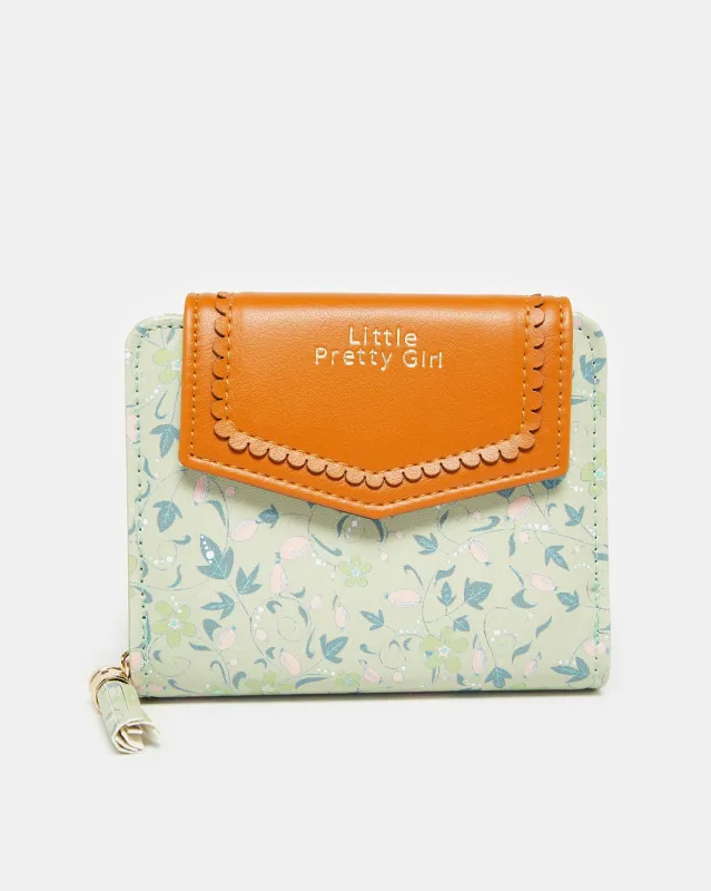 Girls Mint Printed Purse sold by Redtag