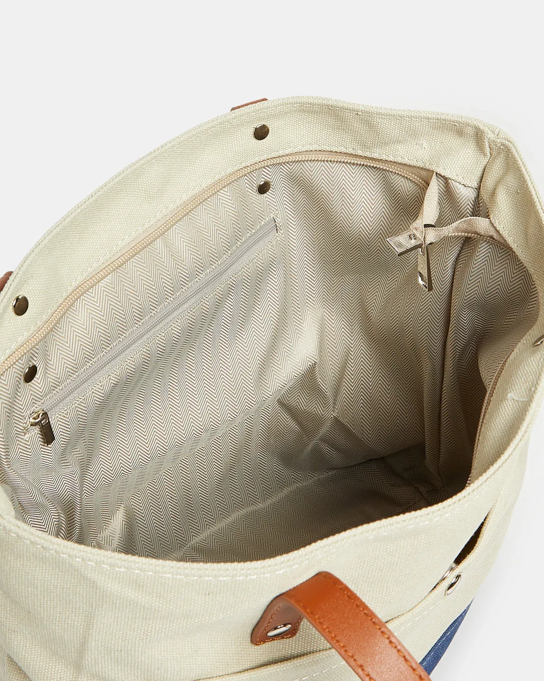 Women Beige Shopper Bags sold by Redtag product image thumbnail 4