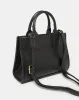 Women Black Messenger Bag sold by Redtag
