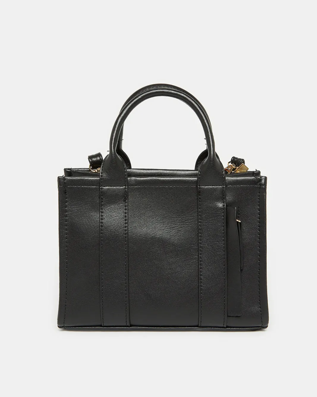 Women Black Messenger Bag sold by Redtag
