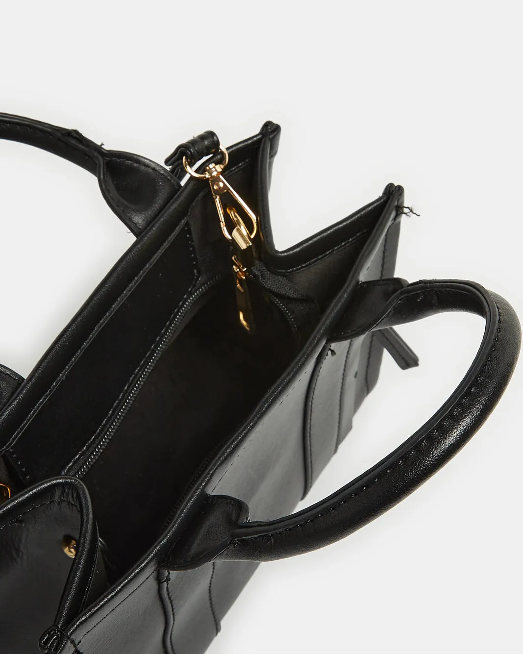 Women Black Messenger Bag sold by Redtag product image thumbnail 4