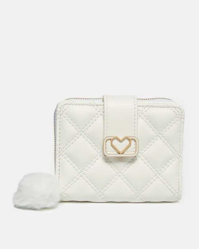 Girls White Embellished Purse sold by Redtag