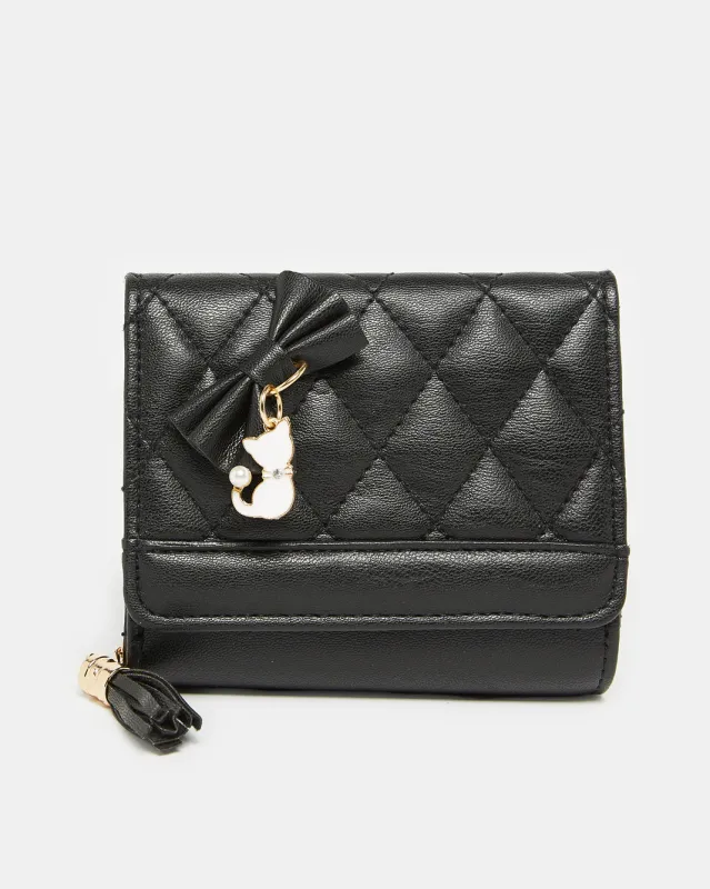 Girls Black Embellished Purse sold by Redtag