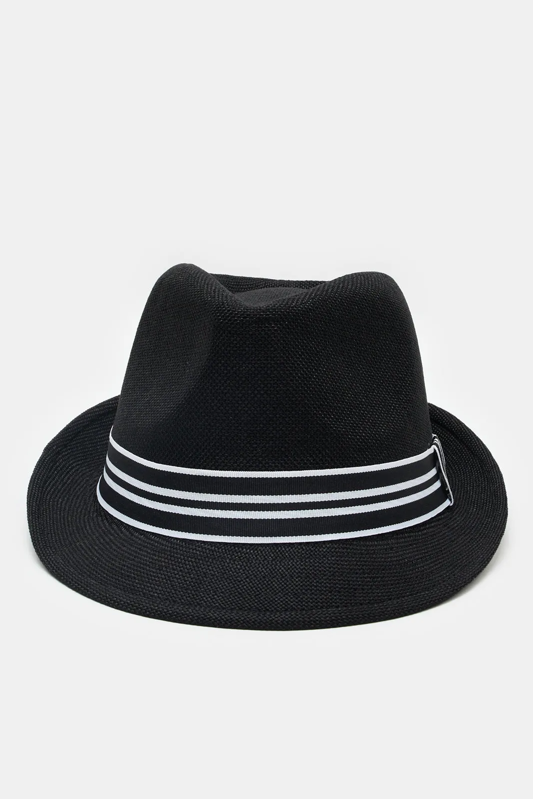 Men Black Fedora Hats With Band sold by Redtag