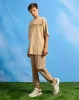 Senior Boys Beige Denim Joggers sold by Redtag