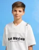 Senior Boys White Oversize Rugby T-Shirt sold by Redtag