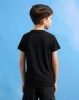 Boys Black Space Graphic Short Sleeve T-Shirt sold by Redtag