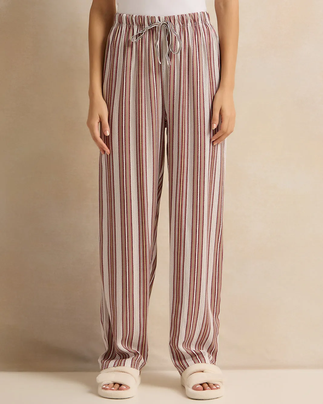 Women Pink Printed Payjam Bottom sold by Redtag