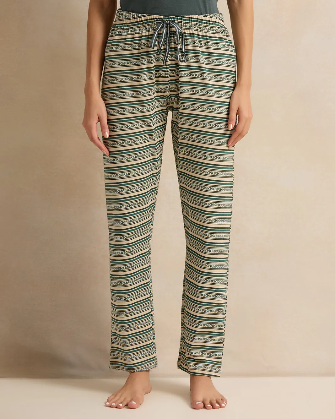 Women Grey Printed Payjama Set (2 Piece) sold by Redtag product image thumbnail 3