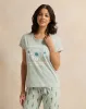 Women Blue Floral Printed Payjama Set (2 Piece) sold by Redtag