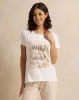 Women Beige And White Printed Payjama Set (2 Piece) sold by Redtag
